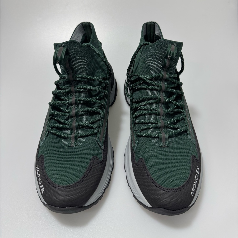 Moncler Monte Runner Sneakers Green Men’s Size EU 41/US 8 - Picture 2 of 8